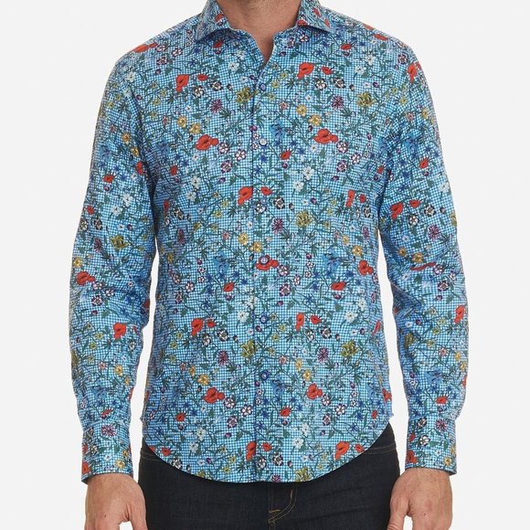 Robert Graham Field of Dreams L/S Woven Shirt M